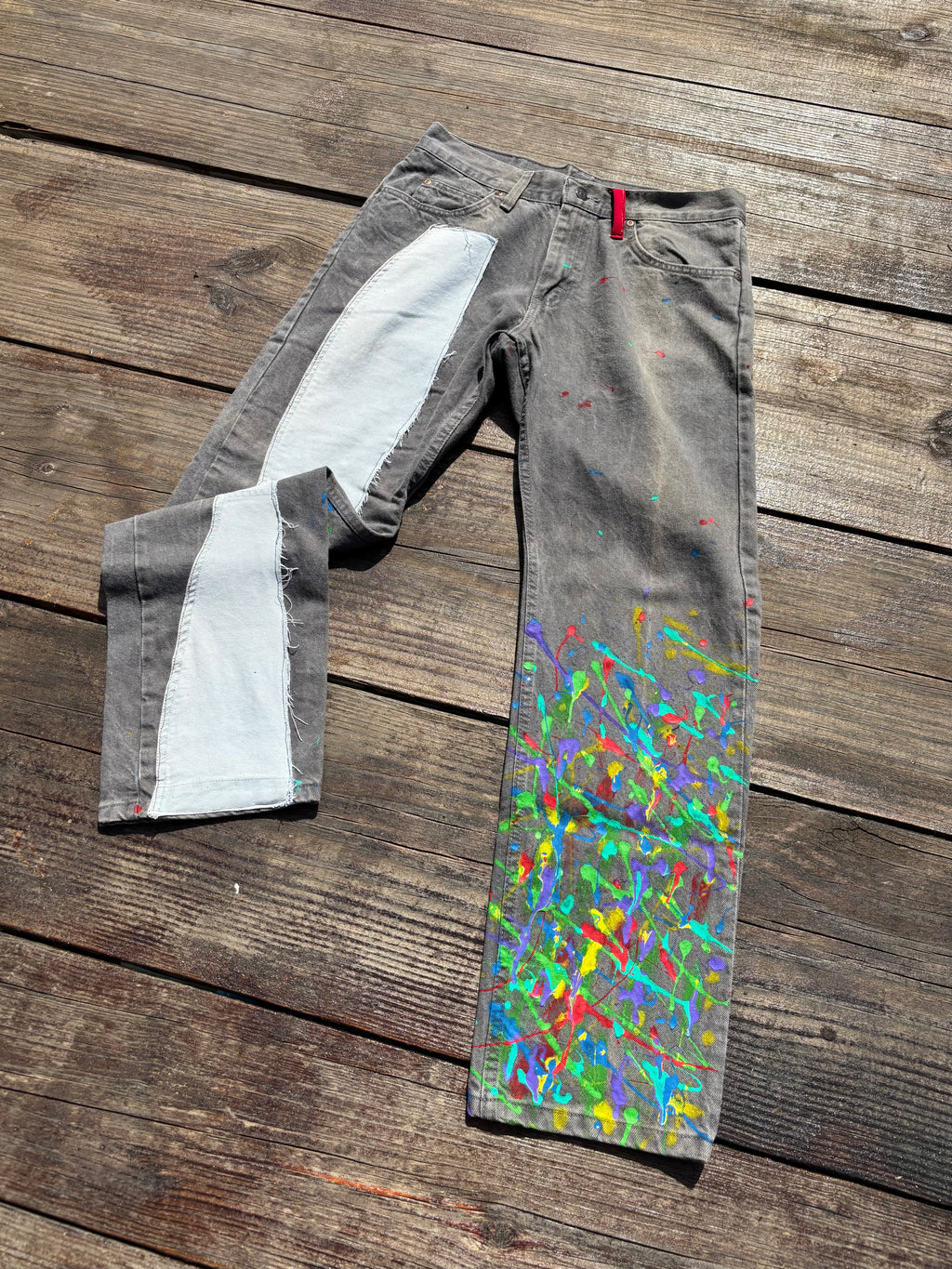 1 of ⇂ PAINTED JEANS