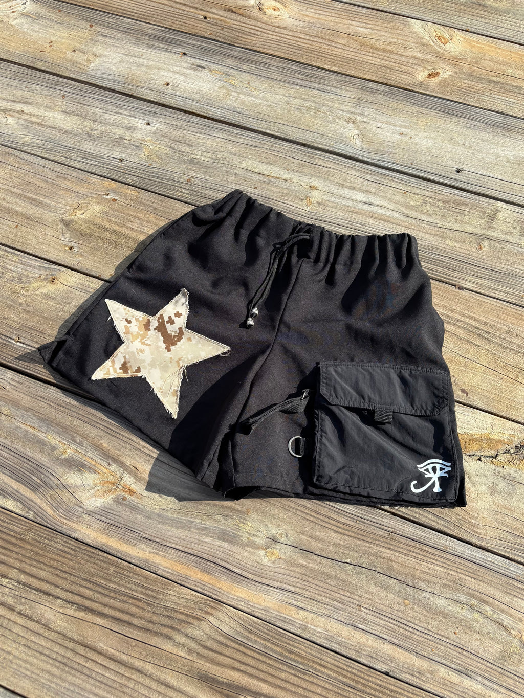 1 of ⇂ CAMO STAR SHORTS