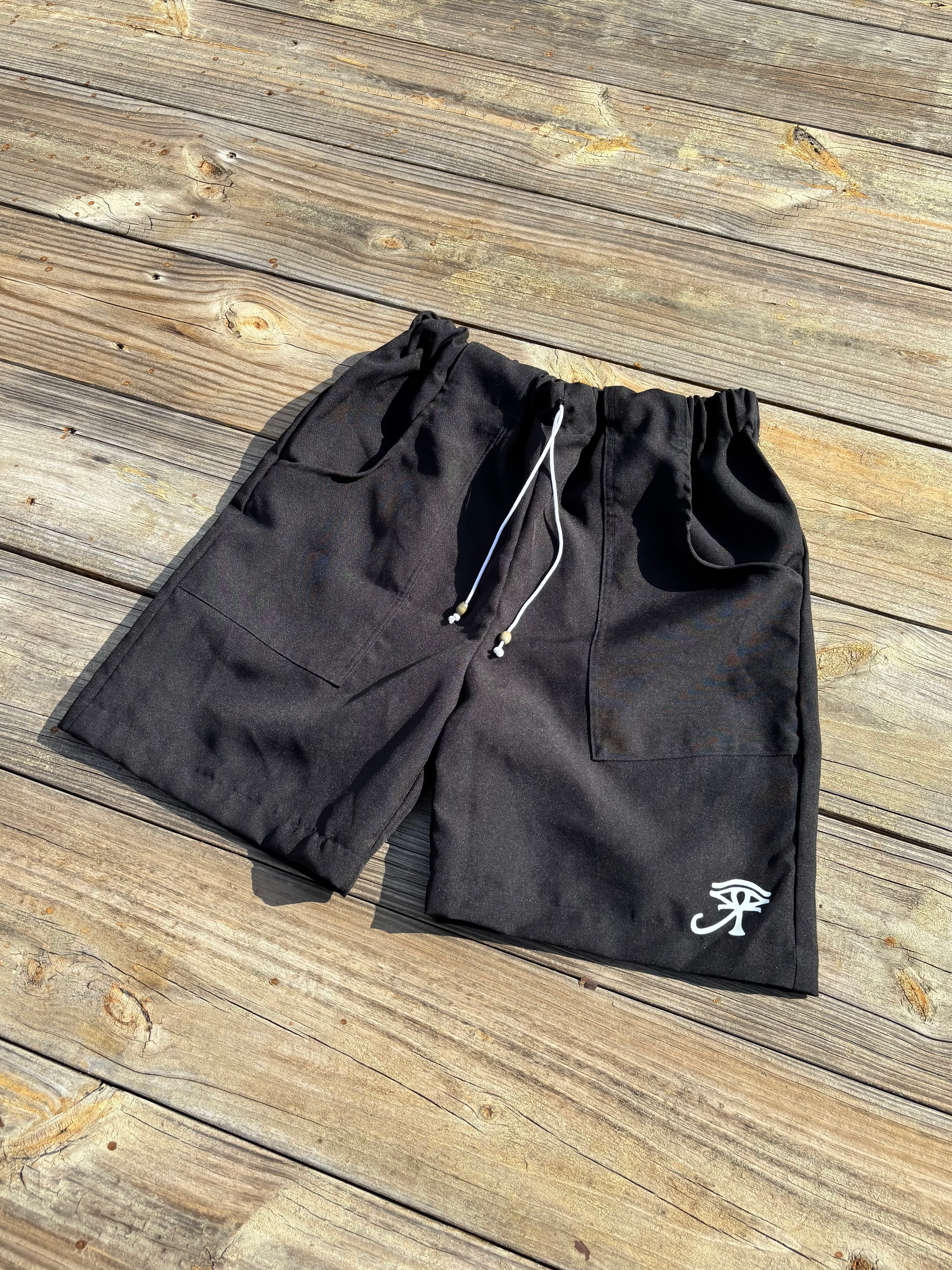 1 of ⇂ HORUZ BLACK SHORTS