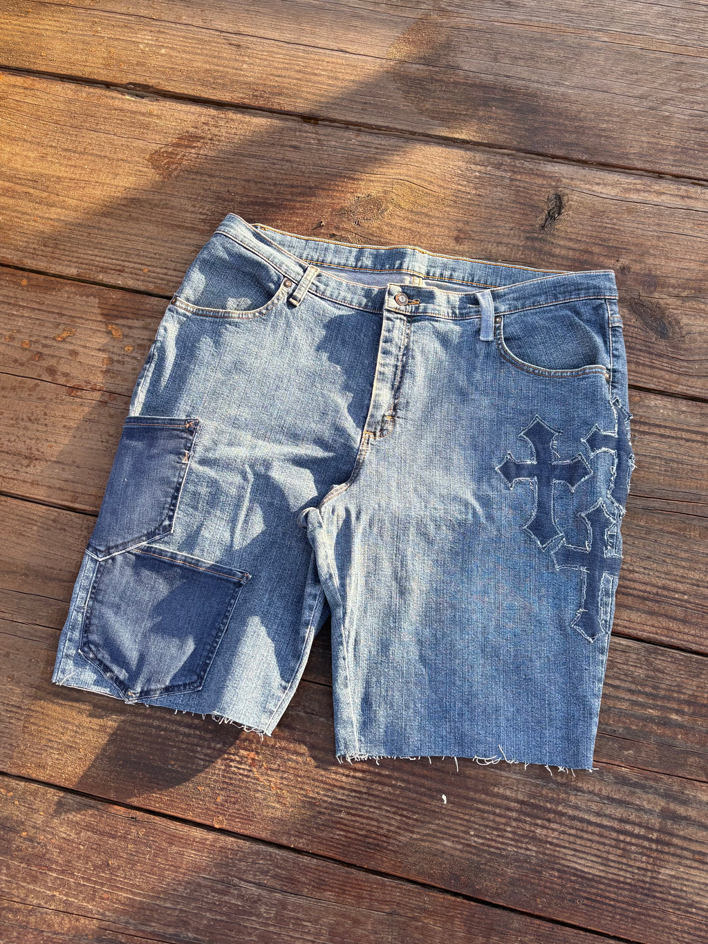1 of ⇂ DENIM CROSSES JORTS