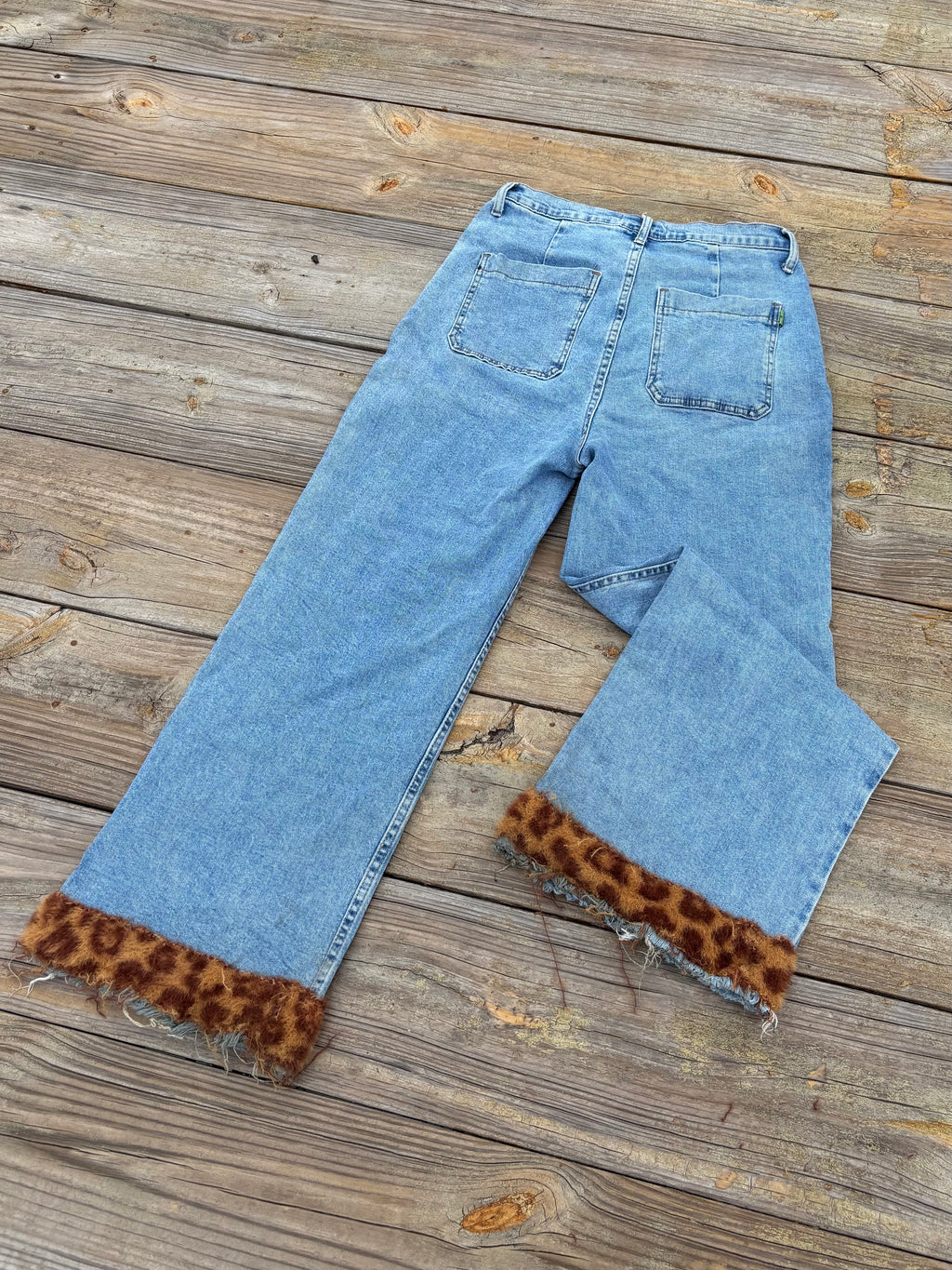 1 of ⇂ LEOPARD JEANS