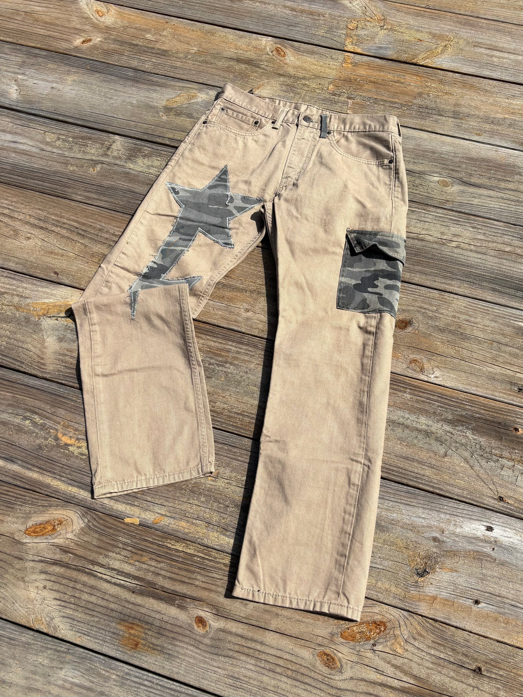 1 of ⇂ STARTRAIL CAMO JEANS