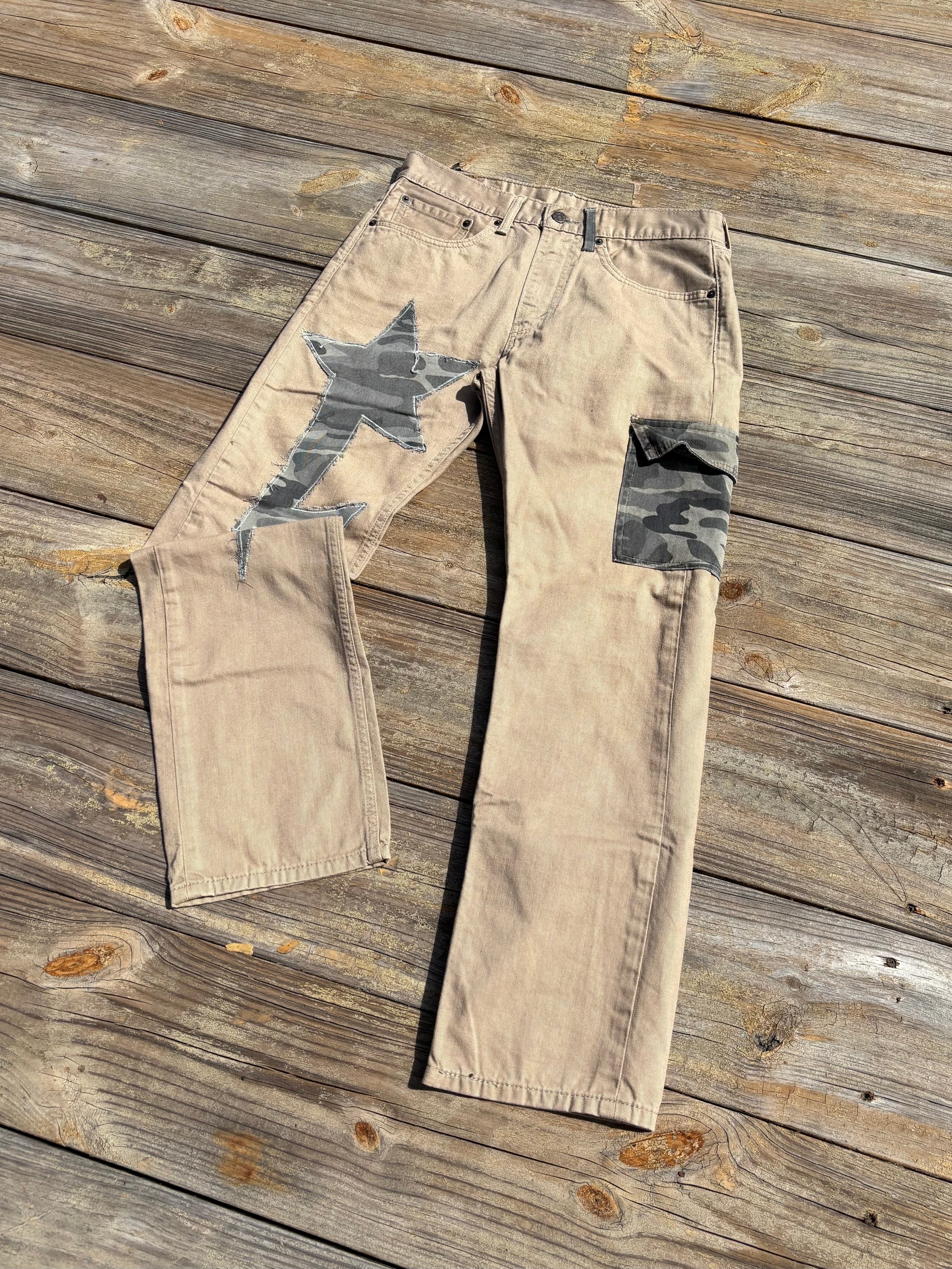 1 of ⇂ STARTRAIL CAMO JEANS